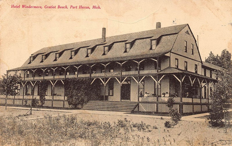 Gratiot Inn (Windemere Hotel) - Vintage Postcard (newer photo)